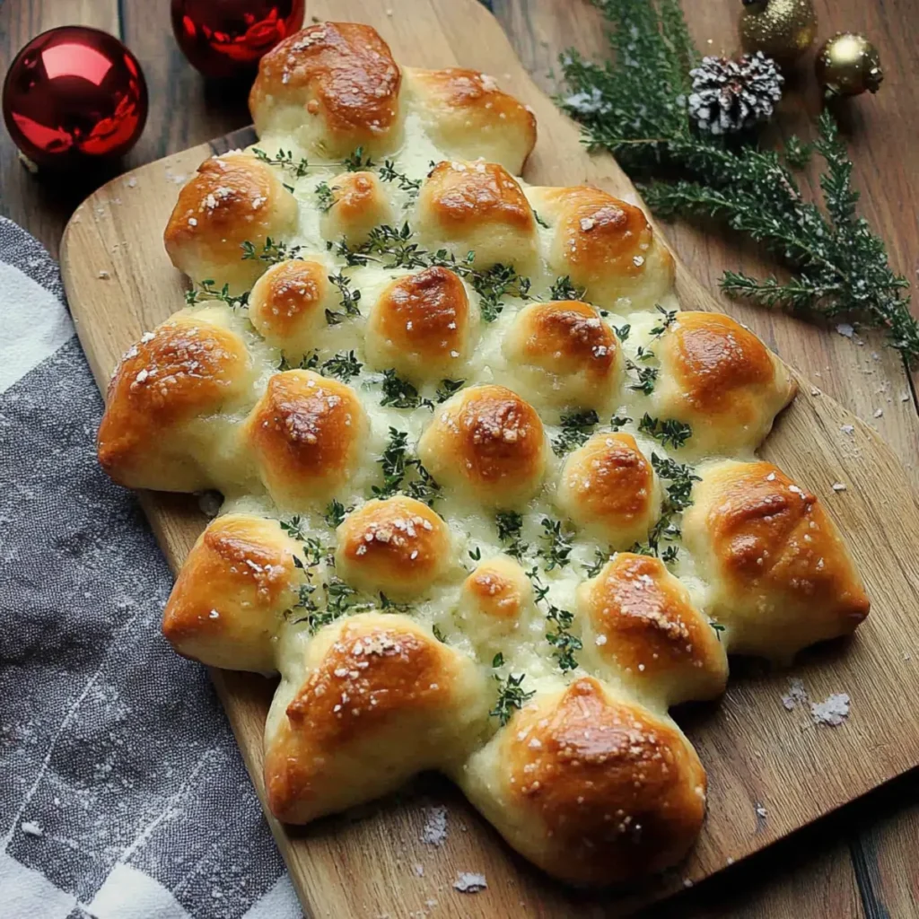 Cheesy Christmas Tree Bread - easy recipe! - A Gouda Life