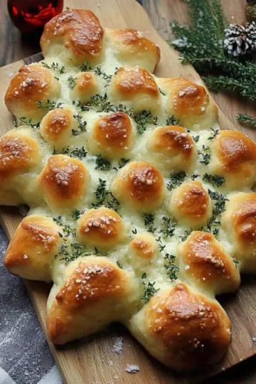 Cheesy Christmas Tree Bread - easy recipe! - A Gouda Life