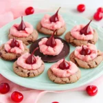 Chocolate Cherry Blossom Cookies
