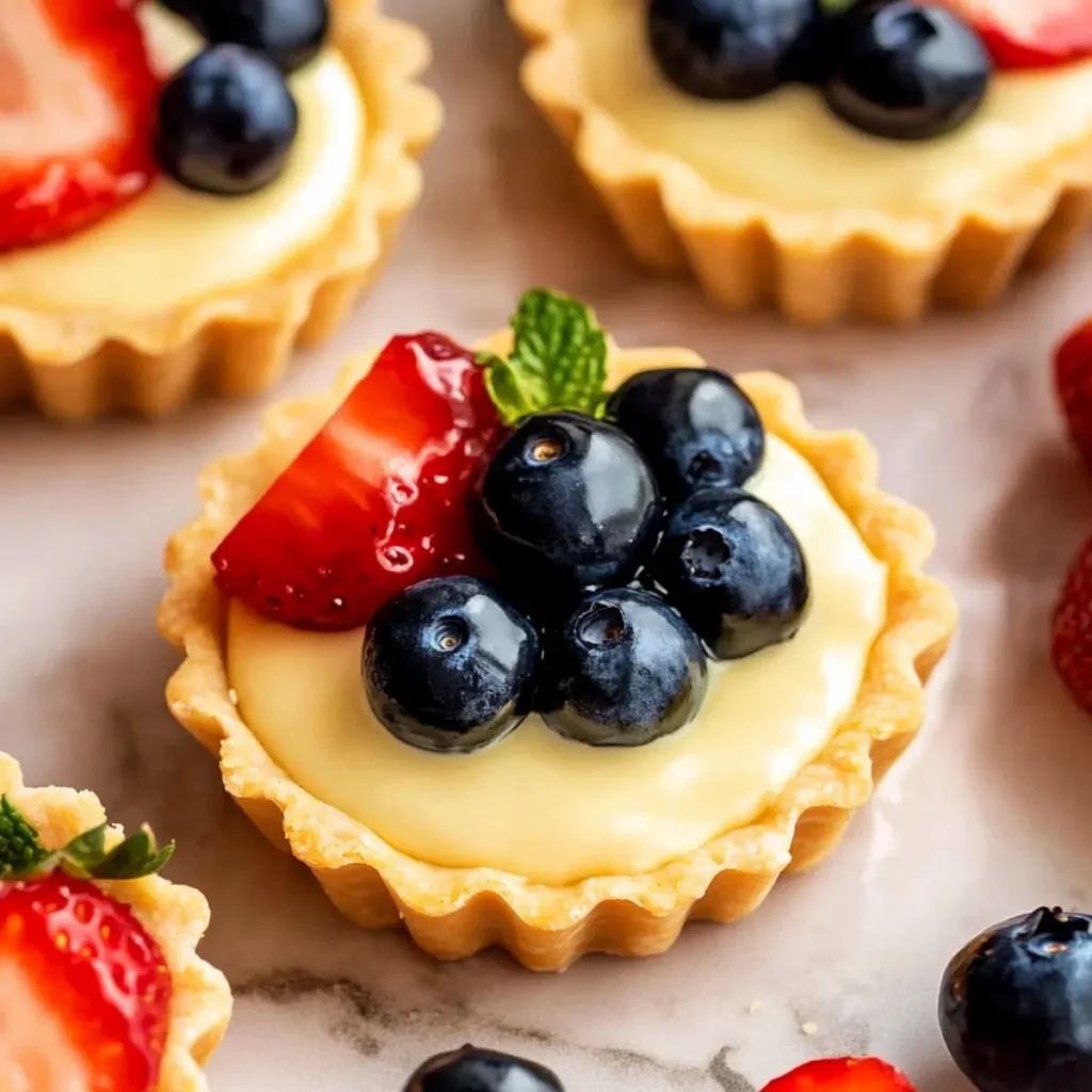 Mini Fruit Tarts With Pastry Cream