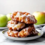 Homemade Apple Fritters with Cinnamon Glaze | Delicious & Easy