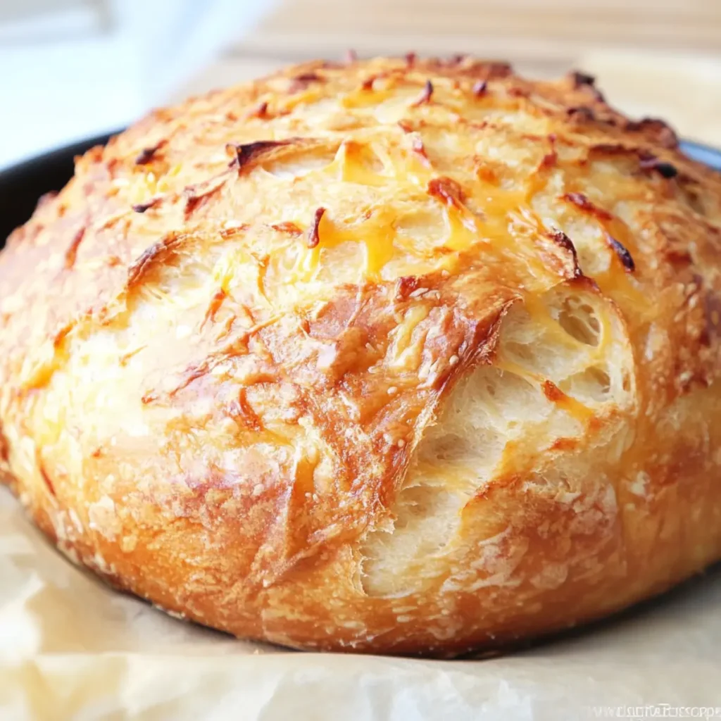 Dutch Oven Cheddar Bread