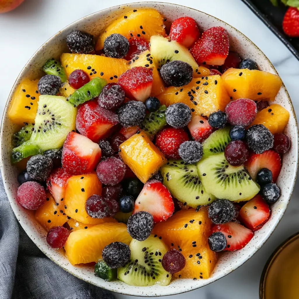 Festive Winter Fruit Salad Recipe