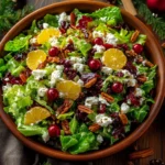 Christmas Tossed Salad: Crisp, Fresh Flavors Bursting with Holiday Spice and Zesty Citrus Delight