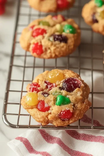 Easy Christmas Fruitcake Cookies Recipe