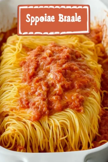Oven Baked Spaghetti